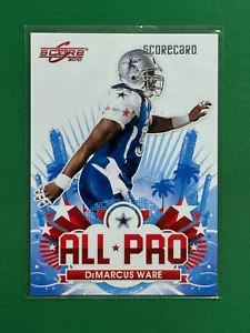 2010 Score Football DeMarcus Ware #15 All Pro Scorecard /499 - Picture 1 of 2