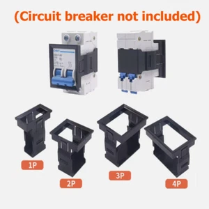 Miniature Circuit Breaker Mounting Bracket Accessories Panel Buckle 1P-4P - Picture 1 of 12
