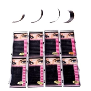 DAMAGED PACKETS 8-15mm Single Individual False Eyelash extensions Synthetic Mink - Picture 1 of 7