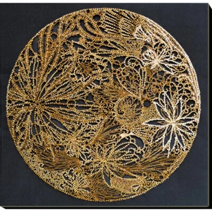Perlen Stickset Mond Perlen Nähen Perlenarbeiten DIY Abris Art - Bild 1 von 5