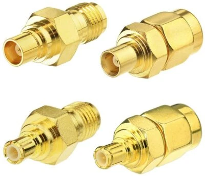 MCX to SMA Adapter Kit 4 Type for Wirelesse Wifi Router Antenna Wlan Lan GPS - Image 1 of 4