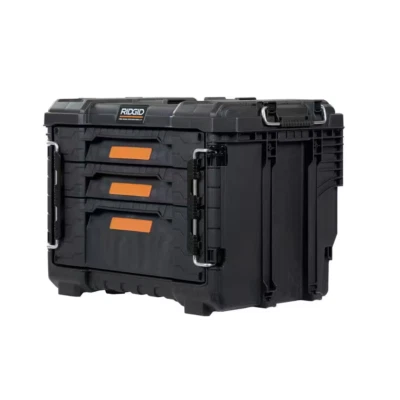 2.0XL Dust and Water Resistant Durable Storage Tool Box with 3-Drawers Organizer - Image 1 of 4