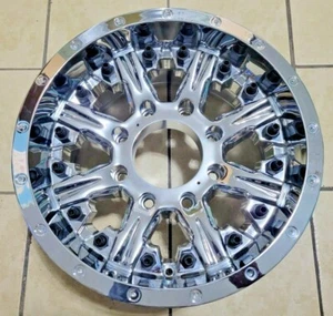 17"x9 FUEL D540 CHROME WHEELRIM NEAR NEW CONDITION 8x180 (A) - Picture 1 of 12