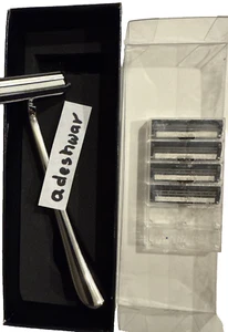 *Schwerlast Metall Rasierer passend für Gillette Schick Wilkinson Super Trac II Plus Klingen - Bild 1 von 3