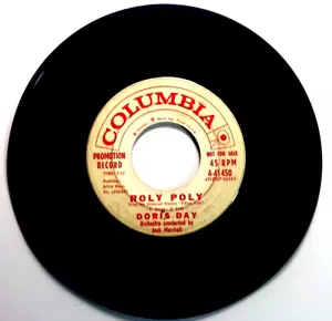 DORIS DAY - Roly Poly / Possess Me - Vinyl 45rpm 1960 Columbia PROMO - Bild 1 von 4