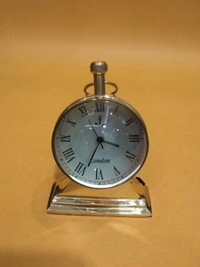 Brass London Table/Desk Clock London  Trophy Design Antique Vintage Shelf Clock - Picture 1 of 4