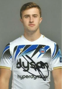 BATH RUGBY UNION: TOM DE GLANVILLE SIGNED 6x4 PORTRAIT PHOTO + COA - Bild 1 von 1