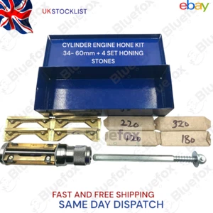 CYLINDER ENGINE HONE KIT 34- 60mm + 4 SET HONING STONES All Sizes Available - Picture 1 of 7