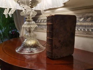 † y.1710 OLD BIBLE ANDREA LAURENS BIBLIA SACRA LATIN BOOK LYON FRANCE 18TH † - Picture 1 of 11