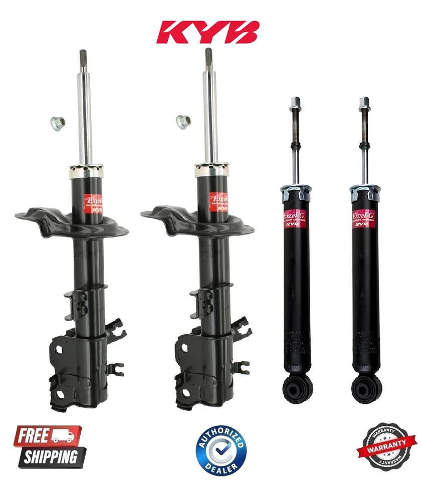 Amortecedores dianteiros e traseiros KYB Excel-G 4 apoios de suspensão para Infiniti FX45 FX35 03-08 - Imagem 1 de 1