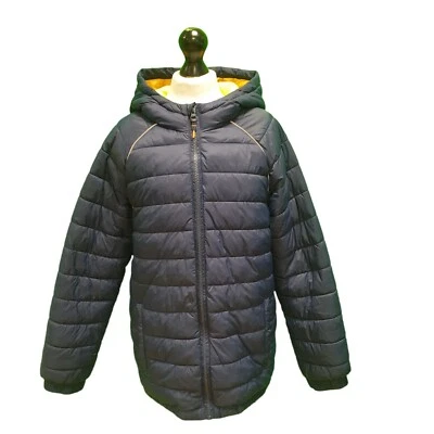 D521 BOY'S FAT FACE NAVY LONG SLEEVE PADDED PUFFER JACKET/COAT UK 12-13 YEARS - Image 1 of 4