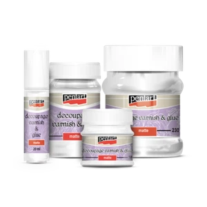 Pentart Decoupage Varnish and Glue Matte 100, 230, or 500ml Sealer Adhesive - Picture 1 of 4