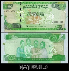 ETHIOPIA ETIOPIA 10 BIRR 2020 PICK-55 NEW-UNC - Picture 1 of 1