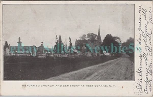 West Copake NY - IGLESIA REFORMADA DEL CEMENTERIO - Postal Condado de Columbia - Imagen 1 de 2