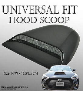 JDM Universal Car Decorative Air Flow Intake Hood Scoop Vent Bonnet Cover C83