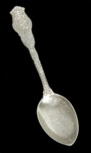 SOLDIERS HOME BATH NY STERLING SILVER 5 1/2" SOUVENIR SPOON - Picture 1 of 6