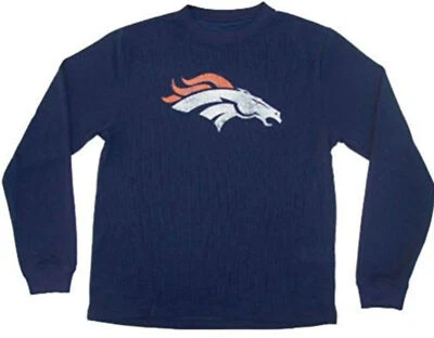 Camisa térmica de manga larga con logotipo envejecido de los Denver Broncos para hombre Foto 1 de 2
