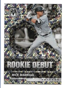 2021 Panini Mosaic Nick Madrigal Rookie Debut Quick Pitch Silver Prizm RC #RD16 - Picture 1 of 2