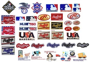Baseball-MLB Logo Embroidery (select options) *TH- USA BY USPS Agent🚀 - Picture 1 of 51