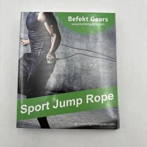 BEFEKT GEARS SPORT JUMP ROPE KEEP FIT SKIPPING ROPE UK SELLER FREE P&P - Picture 1 of 2