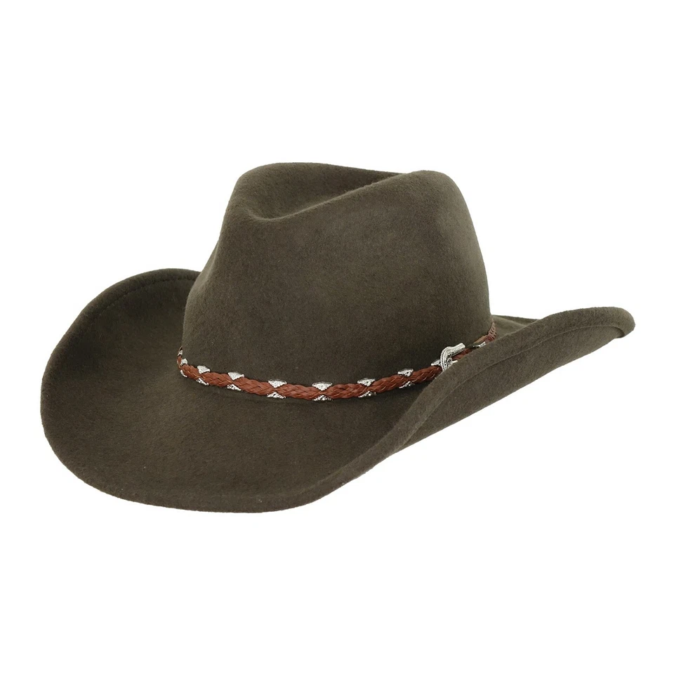Sombrero aplastable Outback Trading Company unisex Wallaby marrón 1320-BRN Foto 1 de 1