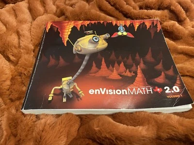 Pearson Texas enVision MATH 2.0 Grade 2 Volume 1 Topics 1-8 Educational Workbook - Image 1 of 4