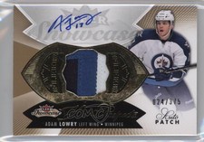 2014-15 Fleer Showcase Hot Prospects Auto /375 Adam Lowry #167 Rookie Patch RC