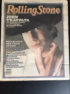 1980 Rolling Stone Magazine ~ John Travolta ~ No Label ~ Newsstand Copy ~ NICE! - Picture 1 of 2