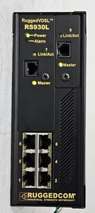 Conmutador Ethernet administrado de 6 puertos Ruggedcom RS930L - Resistencia industrial con alimentación. - Imagen 1 de 6