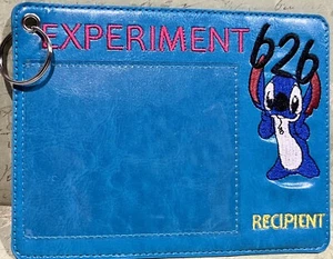 Lilo Stitch 626 Park Pass Vaccine Credit ID Card Keeper Holder Luggage Keys - Picture 1 of 4