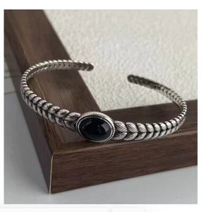 EDLES Armband 925 SILBER massiv Armkette Ring dünner ARMREIF Armzange Zirkonia - Bild 1 von 4