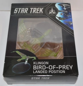 EAGLEMOSS STAR TREK KLINGON PÁJARO DE PRESA ATERRIZÓ POSICIÓN NUEVO EN CAJA NEGRA - Imagen 1 de 6