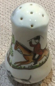 Fox Hunt Jagd Salzstreuer nur Crown Staffordshire wie besehen - Bild 1 von 5
