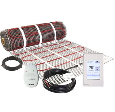 LuxHeat Mat Kit 240v (35-200sqft) Electric Radiant Floor Heating System Tile and - Image 1 of 4