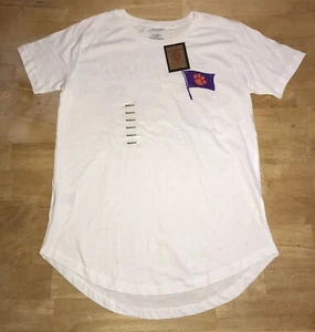 Nueva con etiquetas Camiseta Three Square Clemson Blanca Cuello Redondo Manga Corta Para Mujer Mediana - Imagen 1 de 8