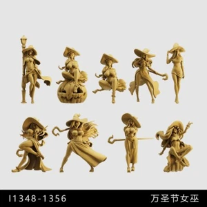 1/64 1/43 1/35 Miniatures Figures Hallowee Girl Scene Doll For Cars Vehicles Toy - Picture 1 of 20