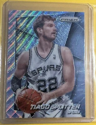 2014-15 Panini Prizm Tiago Splitter #24 San Antonio Spurs Blue Wave - Image 1 of 2