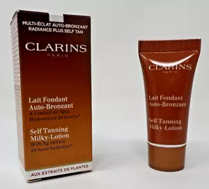 Clarins Self Tanning Milky Lotion ~ 8ml / 0.2oz ~ BNIB - Travel Size - Picture 1 of 11