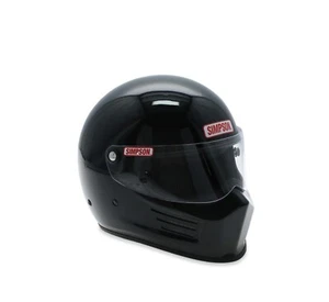 Simpson Racing 7200022 Helmet Bandit Gloss Black Medium SA2020 - Picture 1 of 5