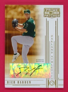 2005 Prime Patches Rich Harden /1200 T5 Autograph #57 Oakland Athletics - Picture 1 of 2