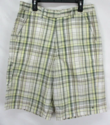 Pantalones cortos de surf Red Sand a cuadros 6 bolsillos para hombre talla 30. Artículo #A228 Foto 1 de 4