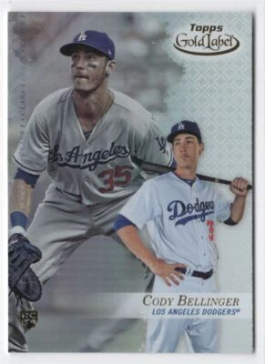 2017 Topps Gold Label Class 1 Black Cody Bellinger Los Angeles Dodgers #19 R113 - Image 1 of 2