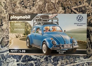 Playmobil 70177 Volkswagen Beetle Original Licensed VW Car Model Vehicle Blue - Picture 1 of 2
