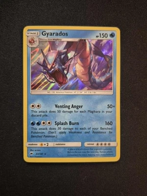 Gyarados 33/147 - Holo Rare - Burning Shadows - Image 1 of 2