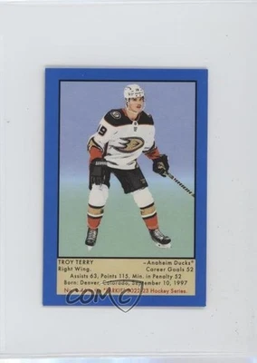 2022-23 Upper Deck Parkhurst Champions 51 Retros Blue Troy Terry #R-46 - Image 1 of 2