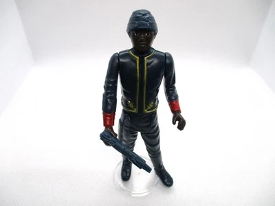 VINTAGE STAR WARS BESPIN SECURITY GUARD BLACK WITH ORIGINAL BLASTER 2. - Image 1 of 4