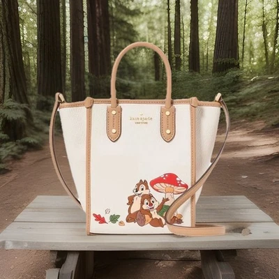 Kate Spade Novelty 🐿️ 🍂KL749 Ella Disney X KSNY Chip N Dale Mini Tote - Image 1 of 4