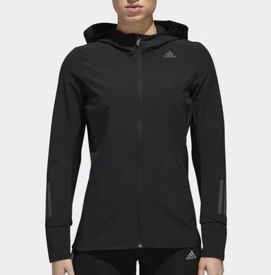 adidas Own The Run Jacket Womens - Hooded Jacket / Windbreaker Women - All Sizes - Image 1 of 4