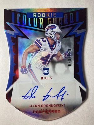 2016 Panini Preferred - Rookie Color Guard Glenn Gronkowski #289 /199 (AU, RC) - Image 1 of 2