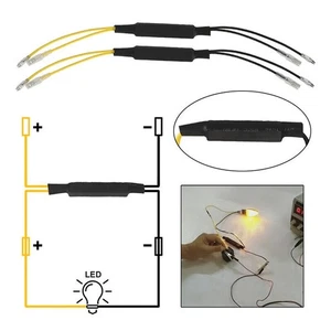 LED Error Decoder Motorcycle Light Flash Rate Reduction Indicator Load Resistor - Picture 1 of 12